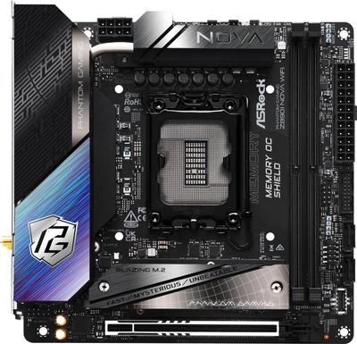 Pllakë amë ASRock Z890I Nova WiFi, Mini ITX, DDR5, e zezë