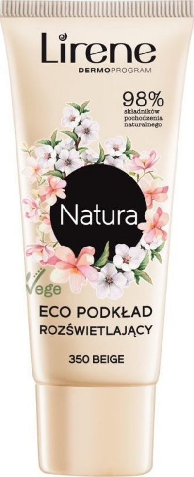Fondatinë Lirene Eco, nr. 350 bezhë, 30 ml