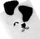Bllok shënimesh Starpak Plush, A5, qen, bardh e zi