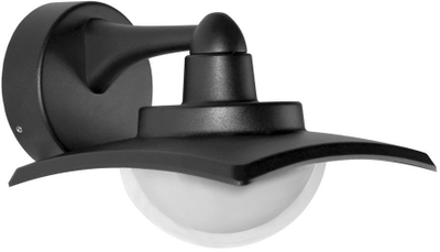 Lampë murale e jashtme Italux Isola OWL-6950-3K, LED 9W, 3000K, e zezë