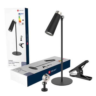 Llambë tavoline Yeelight YLYTD-0011, LED, me bateri, e zezë
