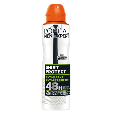 Deodorant L'Oreal Men Expert Shirt Protect, 48H, 150 ml