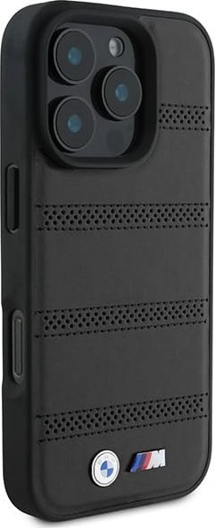 Mbulesë telefoni BMW M BMHMP16L23PUSPK, për iPhone 16 Pro 6.3", MagSafe, e zezë