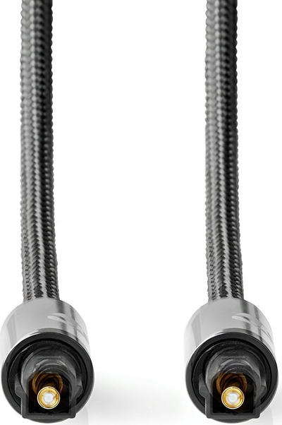 Kabllo optike audio Nedis CATB25000GY20, TOSLINK, 2 m, gri