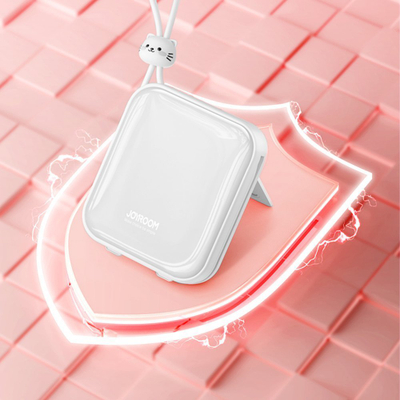 Power bank Joyroom Cutie Series JR-L008, 10000mAh, 22.5W, i bardhë