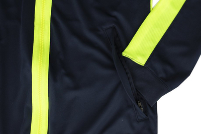 Xhaketë sportive Nike Academy 23 Track Jacket M DR1681-452, Dri-FIT, zinxhir i plotë, blu navy me neona