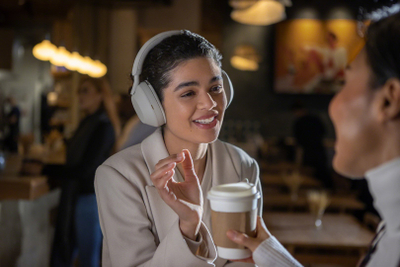 Kufje Sony WH-1000XM5, Bluetooth, me anulim zhurme, ngjyrë argjendtë