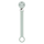 Mbajtse per meme universale prej silikoni dhe gome - 21 cm - Light sage green