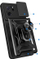 Maskë mbrojtëse Tech-Protect Camshield për Xiaomi 13T 13T Pro, kapak kamere, unazë 360°, e zezë