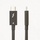 Kabllo StarTech.com Thunderbolt 4, 0.5m, 40Gbps 100W, USB-C, i zi