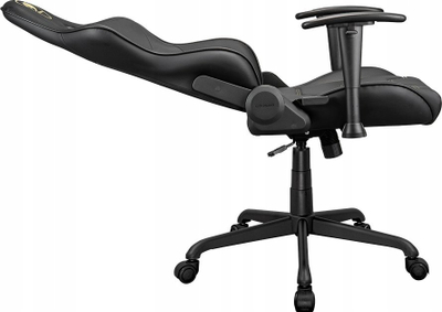 Karrige gaming Cougar Armor Elite Royal, ergonomike, e zezë e artë