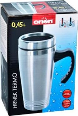 Gotë termike Orion Stainless Steel Thermal Mug, 0.45L, çelik inox, argjendtë