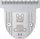 Kokë prerëse Moser T-Blade, 40mm, 0.4mm, ngjyrë argjendi