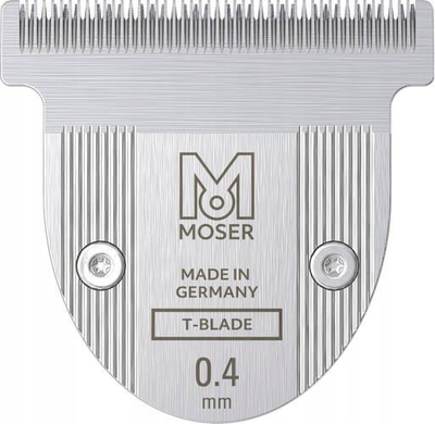 Kokë prerëse Moser T-Blade, 40mm, 0.4mm, ngjyrë argjendi