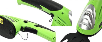 Gërshërë kopshti pa kabllo John Gardener G83012, 7.2V, teh 12 cm, jeshile