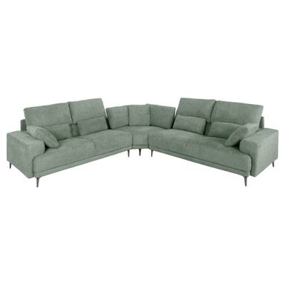 Divan këndor Symmet mint, këmbë antirust 314×314×90–102 cm (HM3269.06)