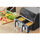 Fritezë Sencor SFR 9500SS, 8l (2x4l) e zezë / argjendi