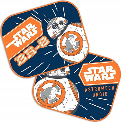 Странични сенки за сонце Seven 9315, Star Wars BB8, 2 парчиња, 44x35 cm