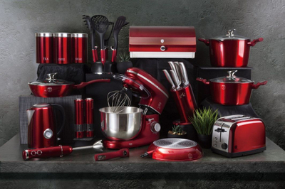 Set enë gatimi Berlinger Haus Lumarko Bh-6150, të kuqe