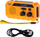 Radio portative multifunksionale me panel diellor, 1200mAh, power bank, jeshile