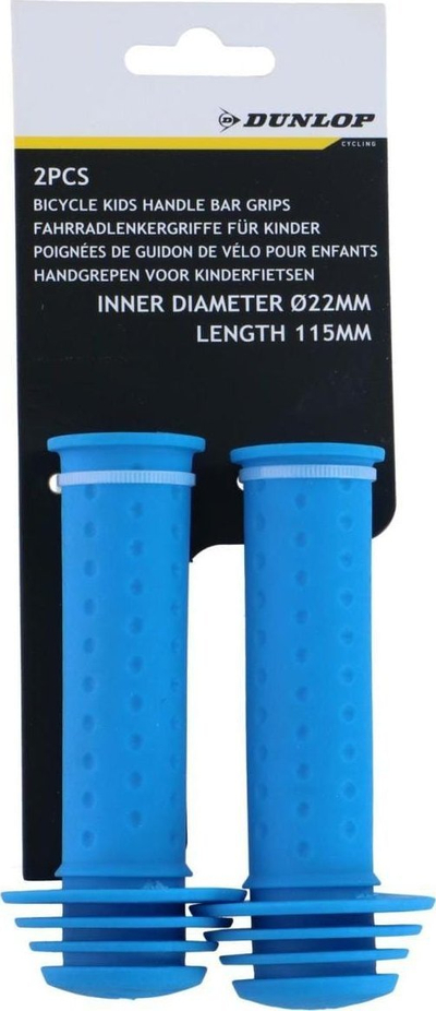 Doreza timoni për biçikletë Dunlop 1070896, 22 mm, për 12-20\", blu