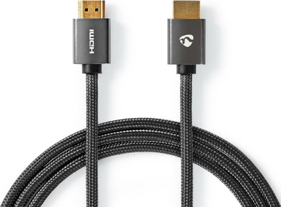 Kabllo HDMI Nedis High Speed, 1 m, 4K 60Hz, gri