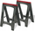 Mbajtëse pune Keter Foldable Saw Horse, mban gjer më 340 kg, set me 2 copë