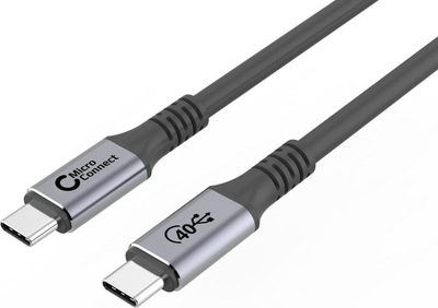 Kabllo USB MicroConnect USB4CC05, USB C në USB C, 0.5 m, e zezë