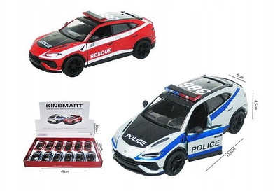 Makina lodër Lamborghini Urus Police Ambulance HIPO, metal, shumëngjyrëshe