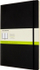 Fletore Moleskine Classic me kapak të butë, A4, faqe të bardha, e zezë