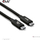 Kabllo USB-C Club3D, 1.2m, 80Gbps, 240W, e zezë