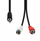 Kabllo audio ProXtend, 3.5mm në 2x RCA, stereo, e zezë