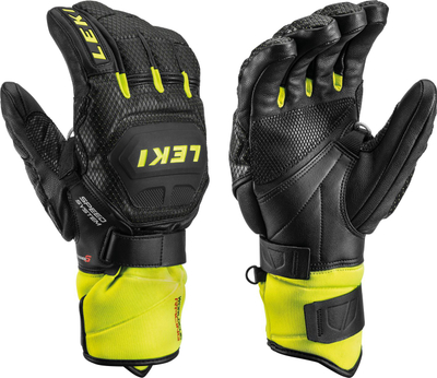 Dorëza skijimi Leki WCR Flex S Speed, nr. 8.5, të zeza/verdha