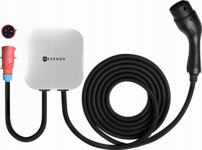 Karikues muri për vetura elektrike Defenzo Wallbox Home AC11, 11kW, Type 2 5m, i zi