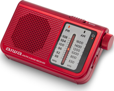 Radio xhepi Aiwa RS-55/RD, AM/FM, audio me cilësi të lartë, gri