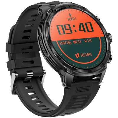 Orë e zgjuar GRAVITY GT41-1, 1.85", Bluetooth për thirrje, e zezë