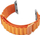 Rrip ore Puro Extreme Band për Apple Watch 42 44 45mm dhe Apple Watch Ultra, najlon, Pulse Orange