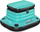 Ftohës uji me fryrje Bestway Inflatable Cooler, 36L, me mbajtëse gotash, shumëngjyrësh