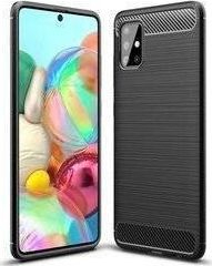 Kapak telefoni Lux Carbon për Xiaomi Pocophone M2, TPU, i zi