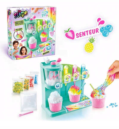 Set loje Canal Toys So Slime DIY Ice Machine, 3 ngjyrosje me aromë, aksesorë dekorimi, shumëngjyrësh