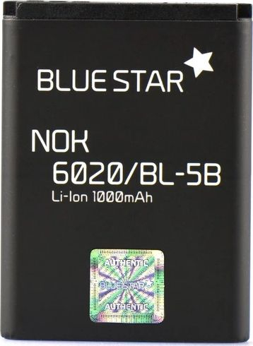 Bateri Bluestar Nokia BL-5B, 1000mAh, Li-ion, e bardhë