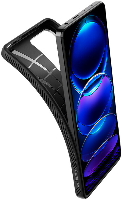 Маска Spigen Liquid Air за Xiaomi Redmi Note 12 Pro 5G/POCO X5 Pro 5G, црна