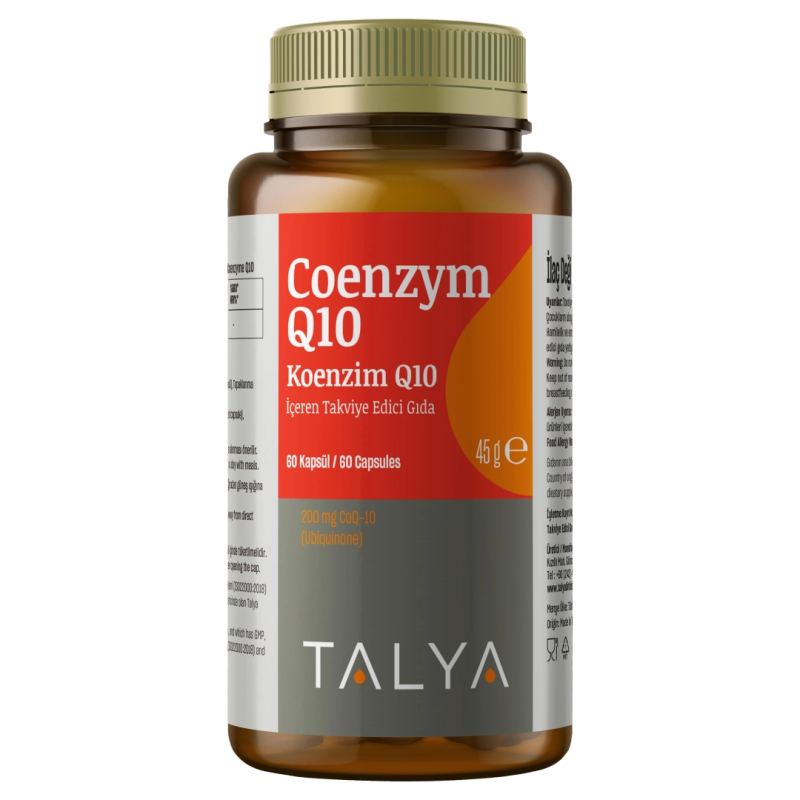 Suplemente TALYA Herbal Coenzyme Q10 200 mg, 60 kapsula