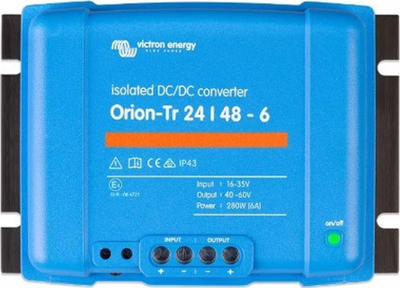 Konvertues DC-DC Victron Energy Orion Tr 24/48 6A, 280W, IP43, blu