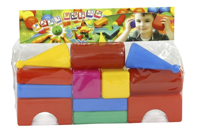 Lodra blloqe ndërtimi Baby World 25074, 11 elemente, për fëmijë 1+, shumëngjyrëshe