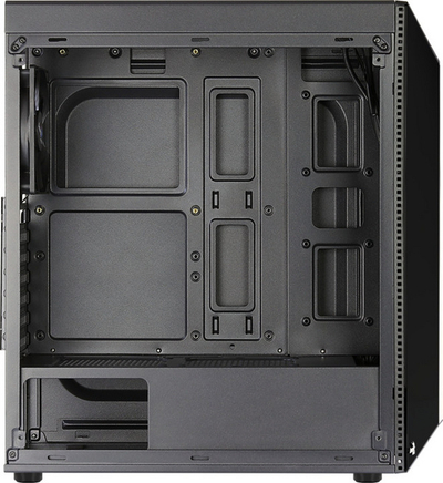 Kasë kompjuterike Aerocool Shard RGB Midi-Tower, e zezë