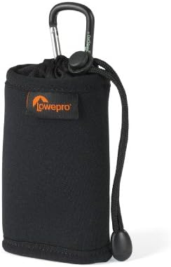 Çantë për kamerë Lowepro Hipshot 10, për kamera kompakte, me karabinë, e zezë