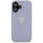 Kllëf telefoni Guess Metal Logo për iPhone 16, TPU, motiv 4G, vjollcë