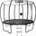 Trampolinë Cornilleau Spring Care 311123, 366 cm, rrjetë mbrojtëse, gri