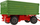 Lodër traktor me telekomandë Shuchuang Farm Tractor, 1:28, me rimorkio, jeshil